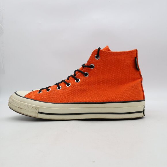 Converse Chuck Taylor Sneaker Gore-Tex Shoes Men's 11 Women's 13 Hi Top Orange - Picture 4 of 10